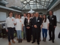 Dr. Agnes Vadai mit Reuter und Sandor Agocs